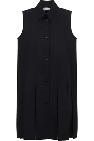 Moncler Bluser & Skjorter, Dame, Sort, 2XS, Bomuld, Sort Kjole Stil Komfortabel Klassisk