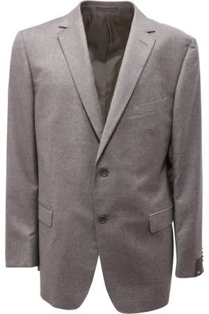 Ermenegildo Zegna Jakke, Herre, Grå, 3XL, City Wool Suit med Model 28Qcc3