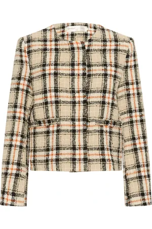 INWEAR Jakke, Dame, , L, Kort jakke med skjult knaplukning