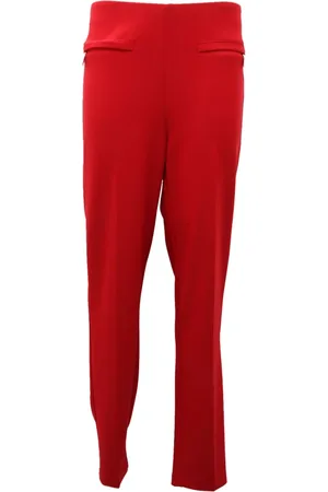 Joseph Ribkoff Bukser, Dame, Rød, XL, Slim Fit Bukser Model 181095