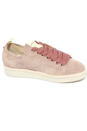 Panchic Sko, Dame, Lyserød, 37 EU, Suede, Suede sko i pudderrosa og brunrose