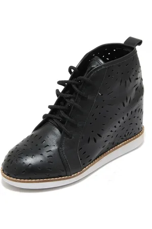 Jeffrey Campbell Sko, Dame, Sort, 39 EU, Uld, Stilfulde Aversa Platform Sko