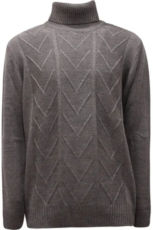 Siviglia Strik, Herre, Grå, 2XL, Uld, Uldblanding Turtleneck Sweater