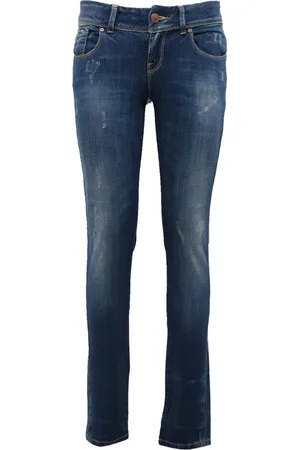 LTB Jeans, Dame, Blå, W27, Denim, Super Slim Push Up Denim Bukser