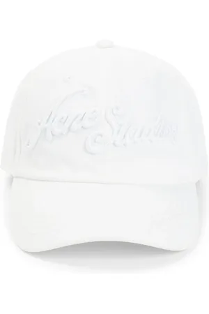 Acne Studios Tilbehør, Herre, Hvid, ONE SIZE, Uld, Hvide hatte og kasketter Ss25 Stilfuld