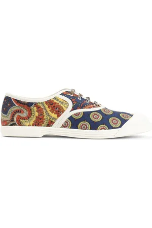 VALENTINO GARAVANI Sko, Herre, Flerfarvet, 43 EU, Multifarvede Canvas Sneakers
