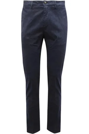 DEPARTMENT FIVE Bukser, Herre, Blå, W31, David Bukser Marineblå Made in Italy