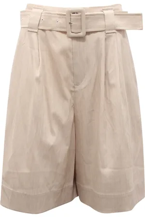 Ganni Shorts, Dame, , S, Lys Melange Bermuda Shorts