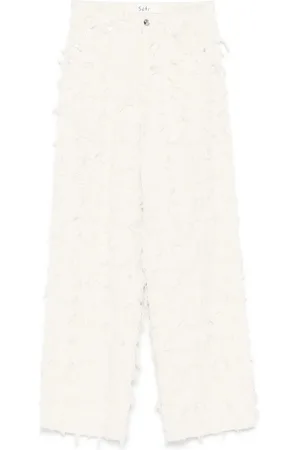 Séfr Bukser, Dame, Hvid, W26, Hvid Klassiske Fem-Lomme Jeans