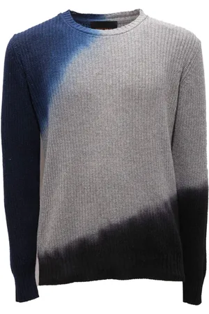 OFFICINA 36 Strik, Herre, Grå, 2XL, Uld, Uldblend Sweater Grå Model Ns65
