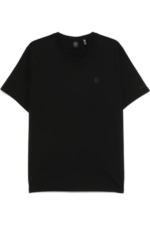 Moose Knuckles Top, Herre, Sort, S, Sort Crew Neck T-shirt
