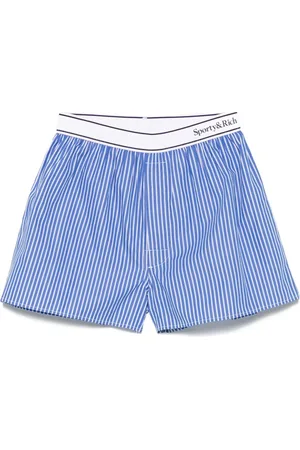Sporty & Rich Shorts, Dame, Blå, XS, Elastisk Talje Sporty Shorts Blå