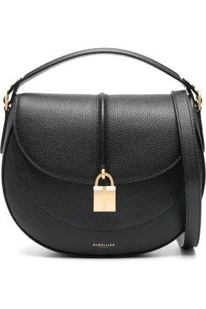DeMellier Taske, Dame, Sort, ONE SIZE, Uld, Sort Foldover Top Skuldertaske