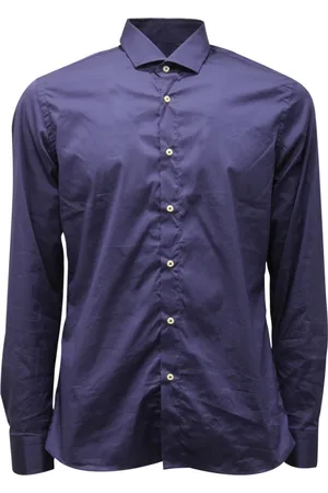 At.p.Co Skjorte, Herre, Blå, M, Essentiel Stretch Skjorte Dandy1 Popeline