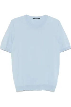TAGLIATORE Top, Herre, Blå, XL, Bomuld, Herretøj T-shirts & Polos 502 Ss25