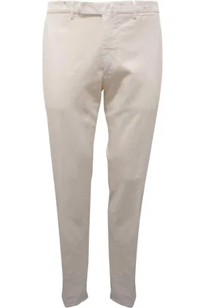 Biagio Santaniello Bukser, Herre, Hvid, XL, Evoluto Bukser Made in Italy