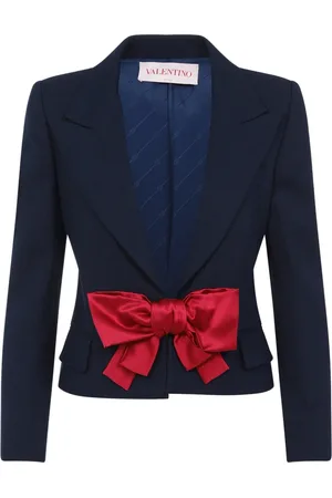 VALENTINO Jakke, Dame, Blå, XS, Blå Jakke til Kvinder Elegant Stil