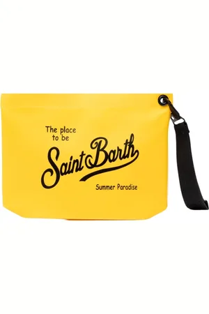 MC2 SAINT BARTH Taske, Dame, Gul, ONE SIZE, Aqua PVC Pung med Lynlås