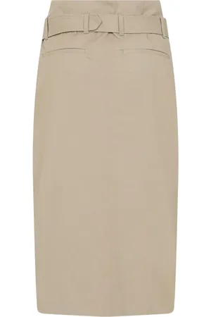 DRIES VAN NOTEN Nederdel, Dame, , 3XS, Bomuld, Neutral Bomuld Nederdel Alsidig Stil