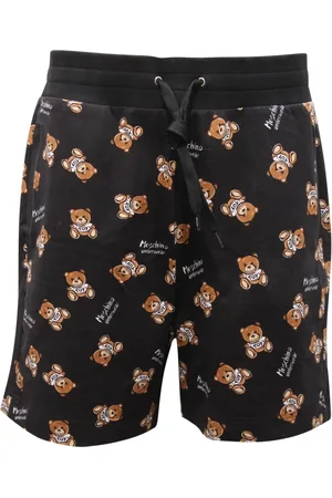 Moschino Shorts, Herre, Sort, 2XL, Uld, Stilfulde Bermuda Shorts