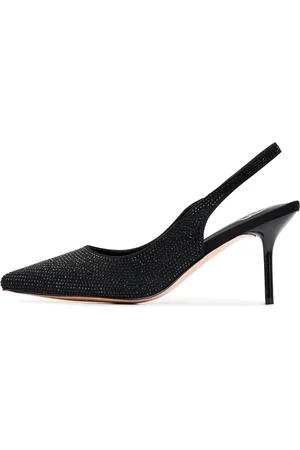 CESARE GASPARI Sko, Dame, Sort, 39 EU, Suede, Højhælede pumper Harper - Sort