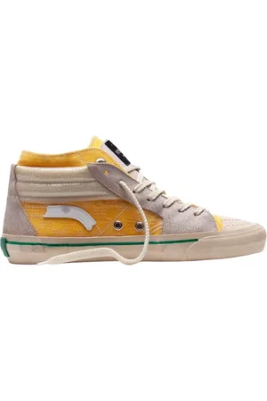 Hidnander Sko, Dame, Flerfarvet, 38 EU, Bomuld, Retro mid-top sneaker inspireret af basketball og skate