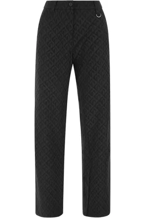 Marine Serre Bukser, Dame, Sort, XS, Uld, Forhøj din garderobe med stilfulde bukser