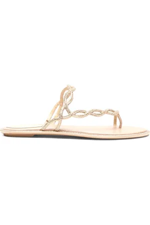RENE CAOVILLA Sko, Dame, , 39 1/2 EU, Sandaler med Unik Stil