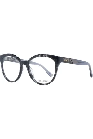 Nina Ricci Tilbehør, Dame, Grå, ONE SIZE, Uld, Grå Tortoise Cat Eye Optiske Rammer