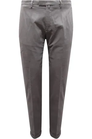 Briglia 1949 Bukser, Herre, Grå, 2XL, Slim Bukser Made in Italy