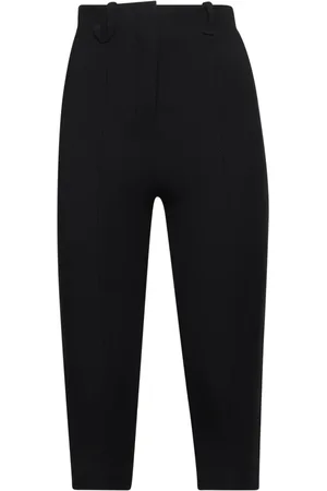 Jacquemus Bukser, Dame, Sort, XS, Bomuld, Højtaljede Slim Leg Bukser