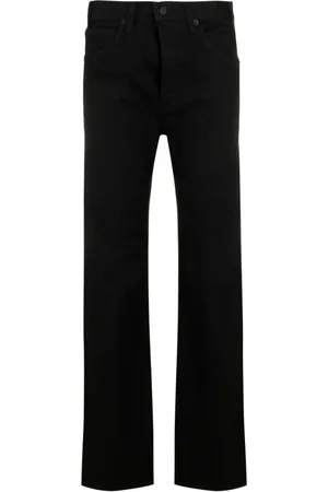 NILI LOTAN Jeans, Dame, Sort, W27, Bomuld, Sort Smith Straight Leg Jeans