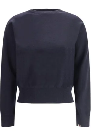 EXTREME CASHMERE Strik, Dame, Blå, ONE SIZE, Cashmere, Navy Cashmere Sweater Belle Style