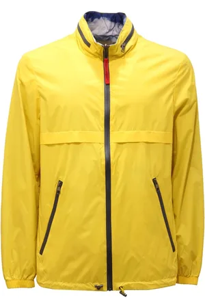 FREEDOMDAY Jakke, Herre, Flerfarvet, XL, Uld, Gul Vendbar Jakke Lemon Double Face