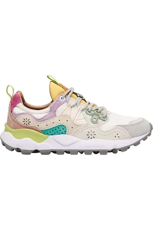 Flower Mountain Sko, Dame, Flerfarvet, 38 EU, Suede, Multifarvede tekniske stof sneakers