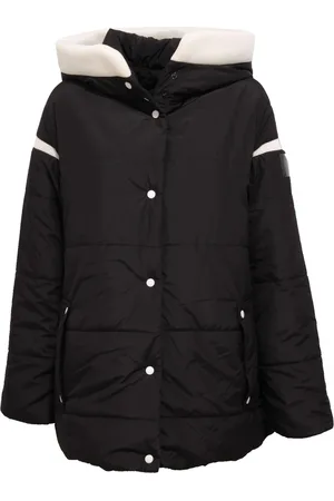 OOF Wear Jakke, Dame, Sort, S, Uld, Reversible Oversize Hvid Jakke Subway Kvinde