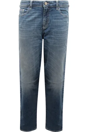 Emporio Armani Jeans, Dame, Blå, W28, Denim, Slim Fit Denim Bukser