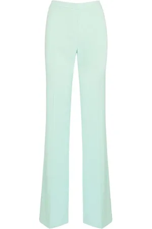 Pinko Bukser, Dame, Blå, 2XS, Polyester, Elegant Polyesterbukser med Smart Skåret