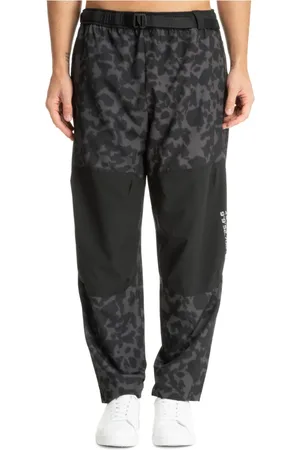 EA7 Bukser, Herre, Sort, M, Polyester, Camouflage Joggers med Krog Lukning