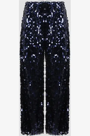Oseree Bukser, Dame, Blå, M, Polyester, Wide Bukser