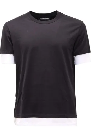 Neil Barrett Top, Herre, Sort, S, Bomuld, Slim Fit Bomuld Off-White Sweater