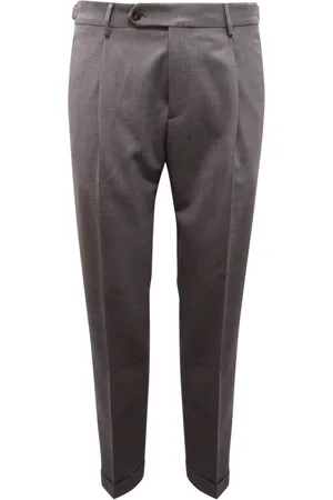 Berwich Bukser, Herre, Grå, 3XL, Uld, Uldblandingsbukser Retro Lang
