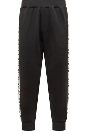 Dsquared2 Bukser, Herre, Sort, L, Italiensk Fremstillet Suit Bukser