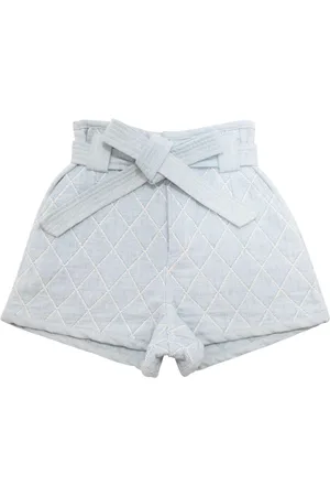 Twin-Set Shorts, Dame, Blå, 2XS, Denim, Denim Bermuda Sæt Lavet i Italien