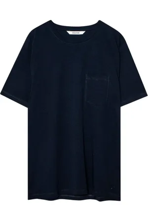 Zadig & Voltaire Top, Herre, Blå, S, Bomuld, Tom T-Shirt