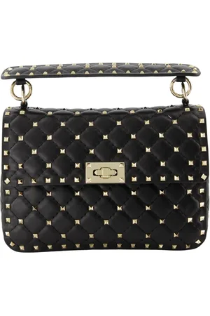 VALENTINO GARAVANI Taske, Dame, Sort, ONE SIZE, Læder, Nappa Rockstud Spike Taske