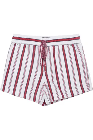 Zadig & Voltaire Shorts, Dame, Flerfarvet, S, Stribede Boho Casual Shorts