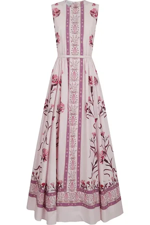 Giambattista Valli Kjole, Dame, Flerfarvet, XS, Bomuld, Pink & Purple Kjole Elegant Stil