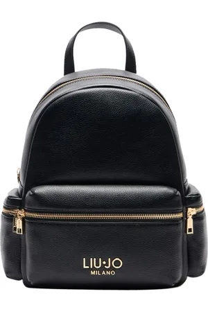 Liu Jo Taske, Dame, Sort, ONE SIZE, Uld, Studded rygsæk med flere lommer