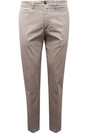 Briglia 1949 Bukser, Herre, Grå, 3XL, Slim Fit Bukser Made in Italy